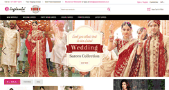 Desktop Screenshot of jagdambasarees.com